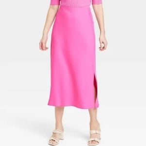 Pink Target Slip Skirt